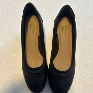 Clarks Women's Classic Black Loafers